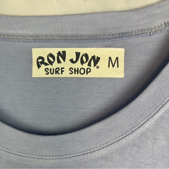 NWT Ron Jon Surf Shop Pastel Rainbow Tie Dye Long Sleeved Pocket T-Shirt Tee M - Picture 4 of 6